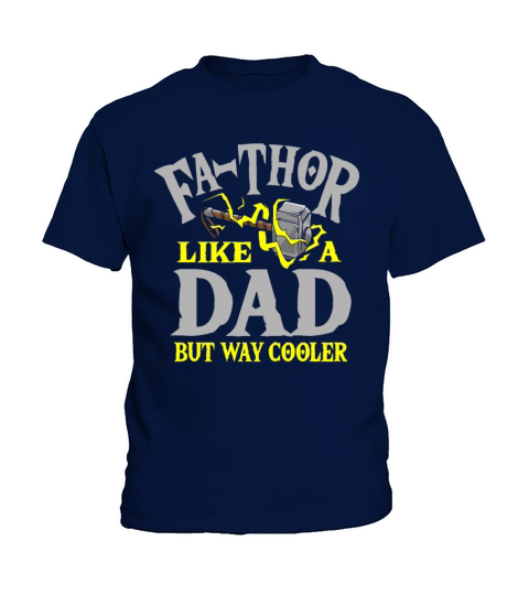 Father Thor Hammer Odin Viking fun gift Kids T-Shirt