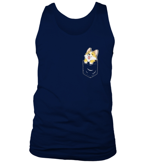 Corgi on your pocket Tank Top Unisex