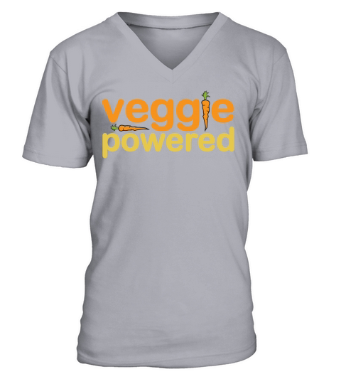 Veggie Powered Men's V-Neck T-shirt