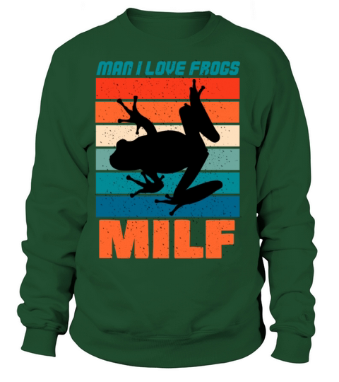 MILF Man I Love Frogs - Animal Humor Women's Sweatshirt