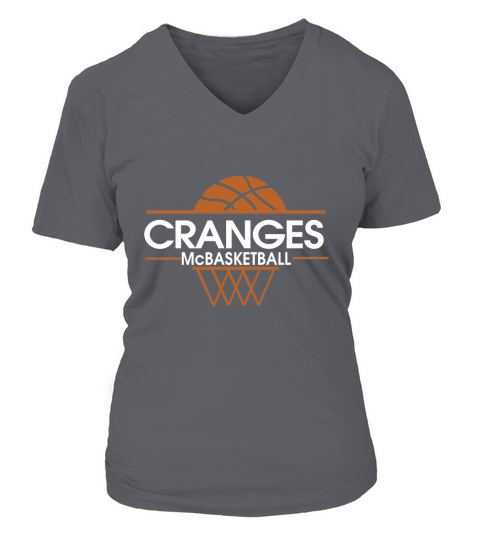 Cranjis McBasketball Gift For Basketball T-shirt V-neck T-Shirt Woman