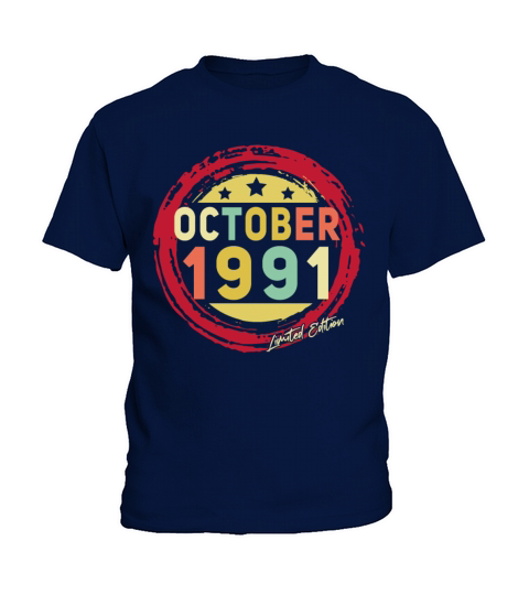 Vintage October 1991 Limited Kids T-Shirt