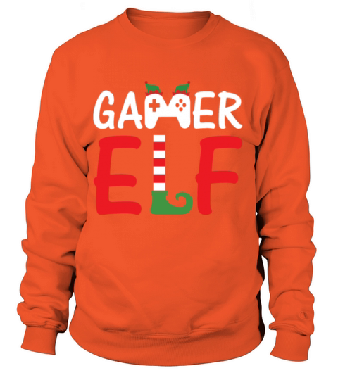 Gamer Elf Matching Christmas T Shirt Women's Sweatshirt