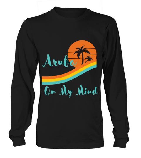 Tropical Caribbean Island Beach Lover - Aruba Women's Long Sleeve