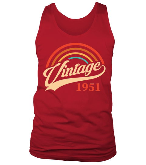 Vintage 1951 70th Birthday Est 1951 Men's Tank Top