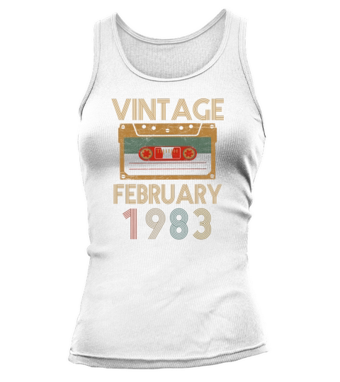 36 Years Vintage February 1983 Tank top Woman