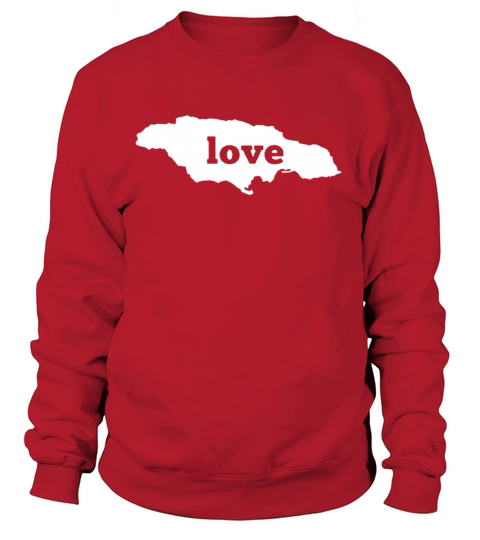 Jamaican Clothing Jamaica Map Jamaican Gifts Made Women's Sweatshirt