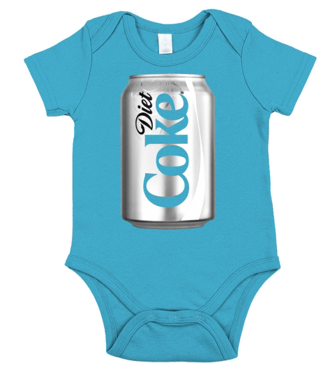 Coca-Cola Diet Coke Can Graphic T-Shirt Short Sleeve Baby One-Piece