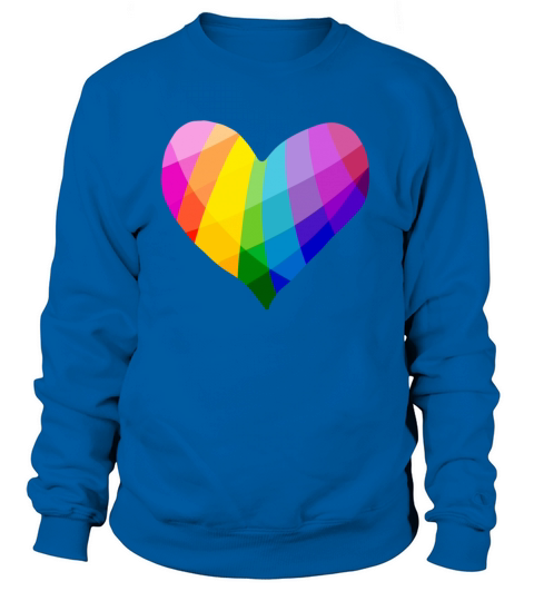 Rainbow Heart Women's Sweatshirt