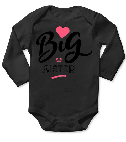 Big sister Long Sleeve Baby One-Piece