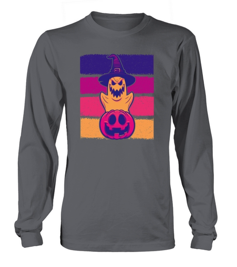 Halloween Ghost Pumpkin Funny autumn Women's Long Sleeve