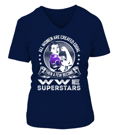 Wwe Superstars V-neck T-Shirt Woman