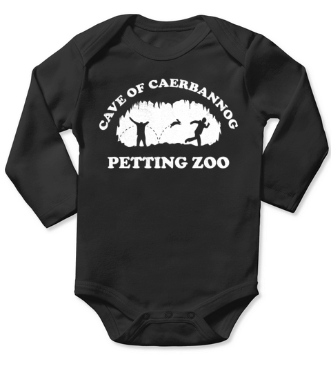 Cave of Caerbannog Petting Zoo Long Sleeve Baby One-Piece