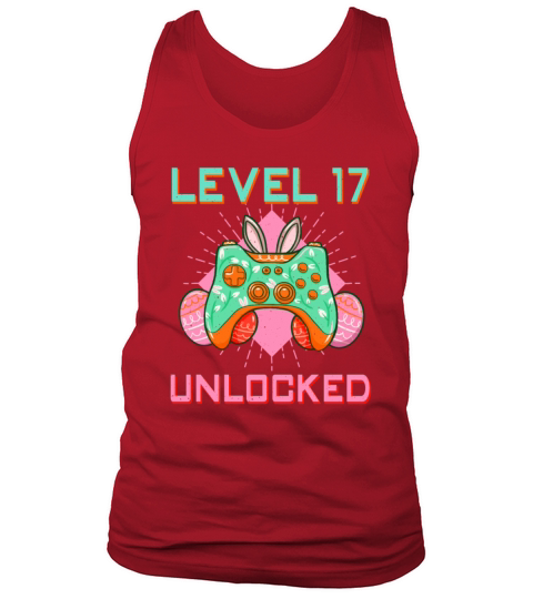 17 Year Old Level Unlock Gamer Game Easter Sunday Tank Top Unisex