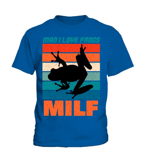 MILF Man I Love Frogs - Animal Humor Kids T-Shirt