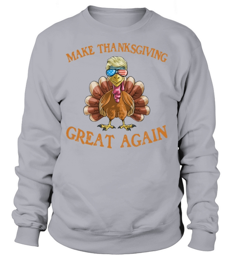 Thanksgiving Turkey Donald Trump Women's Sweatshirt