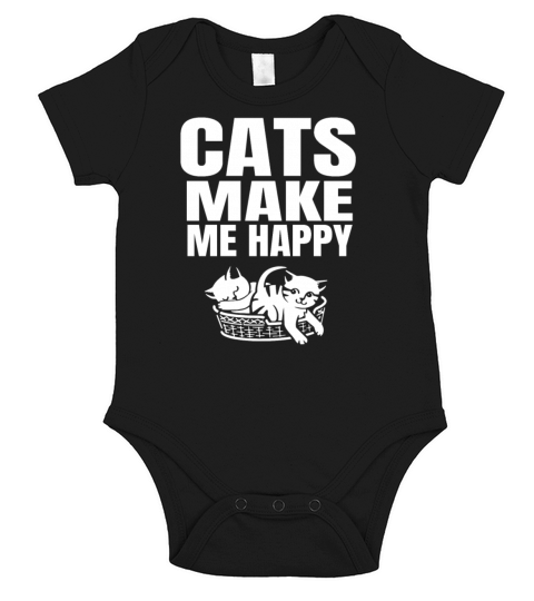 Cat Short Sleeve Baby One-Piece