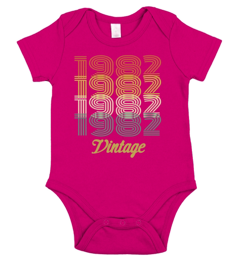 1982 Vintage Short Sleeve Baby One-Piece