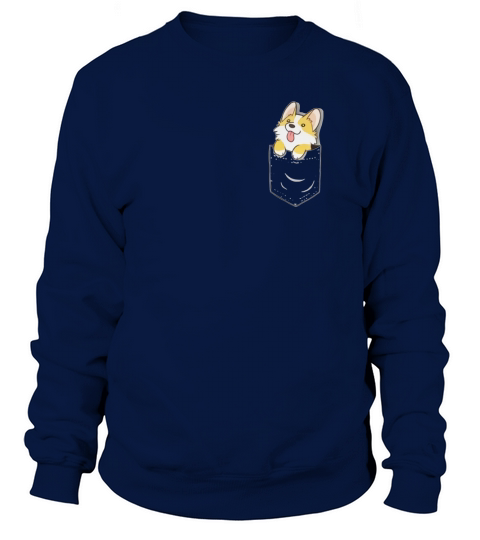 Corgi on your pocket Sweatshirt Unisex