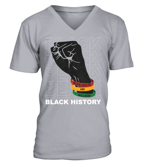 Celebrating Black History Month 2022 Men's V-Neck T-shirt