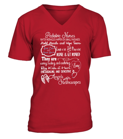 PEDIATRIC NURSE MIRACLE V-Neck T-shirt