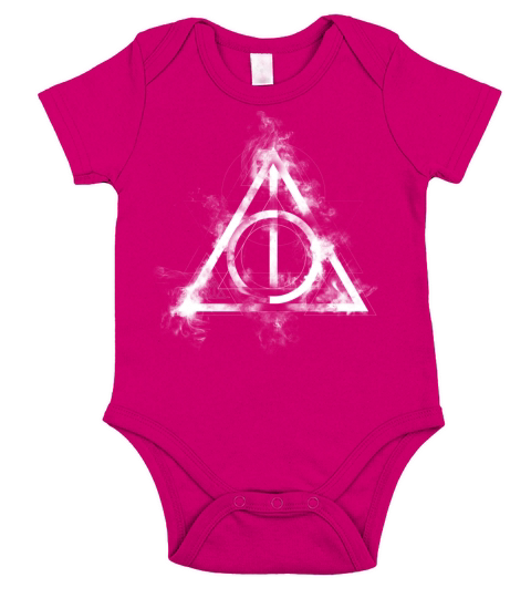 Harry Potter The Deathly Hallows Icon Short Sleeve Baby One-Piece
