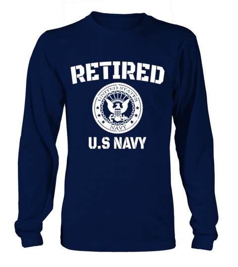 Retired US Navy Veteran Women's Long Sleeve