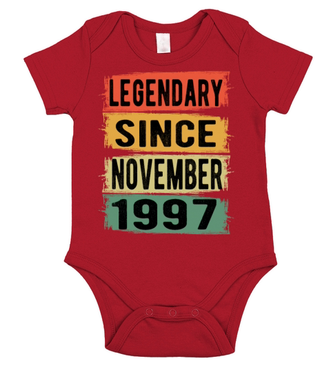 Birthday Gift November 1997 Short Sleeve Baby One-Piece