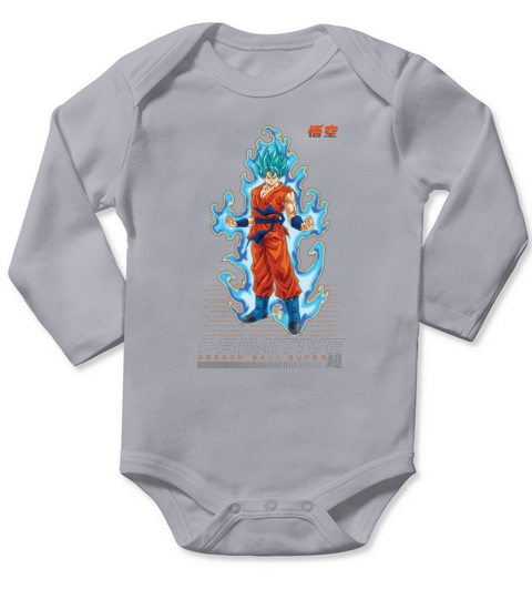 Primitive x Dragon Ball Super SSG Goku Long Sleeve Baby One-Piece