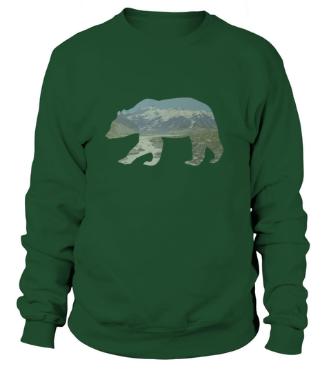 Grizzly Bear in the mountains brown bear Wild Gift Women's Sweatshirt