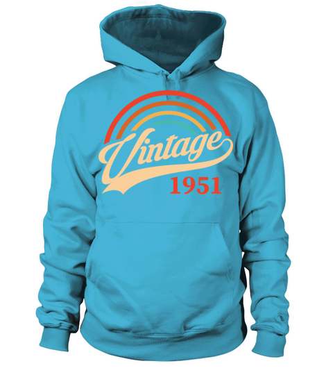 Vintage 1951 70th Birthday Est 1951 Women's Hoodie