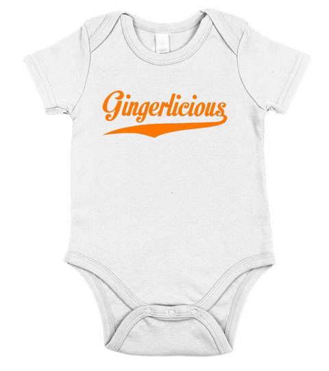 Gingerlicious Redhead Ginger Short Sleeve Baby One-Piece