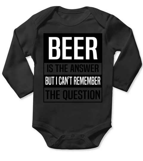Beer Garden Drink Drinker Drunk Brewery Alcohol Long Sleeve Baby One-Piece