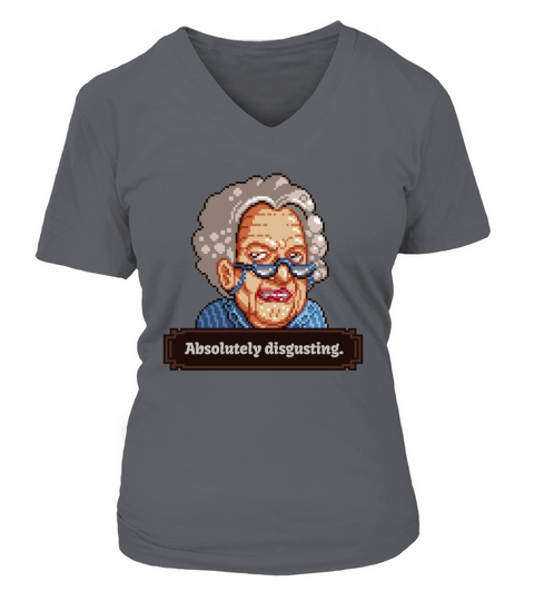 ABSOLUTELY DISGUSTING COOKIE CLICKER GRANDMA DASHNET V-neck T-Shirt Woman