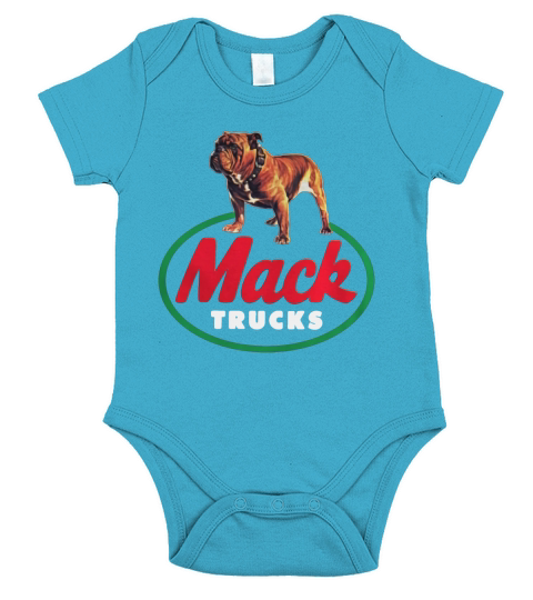mack trucks T-Shirt Short Sleeve Baby One-Piece