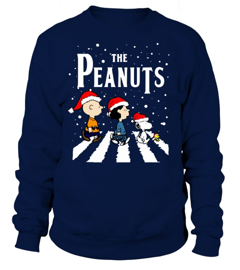 The Peanuts Snoopy Abbey Road Christmas Sweatshirt Unisex