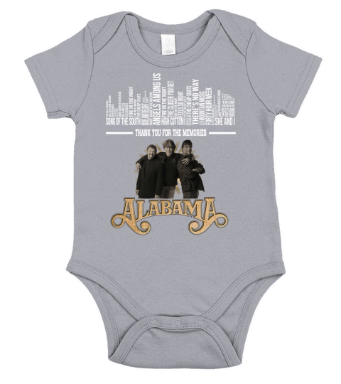 Alabama Song Of The South Thank You For The Memories Short Sleeve Baby One-Piece