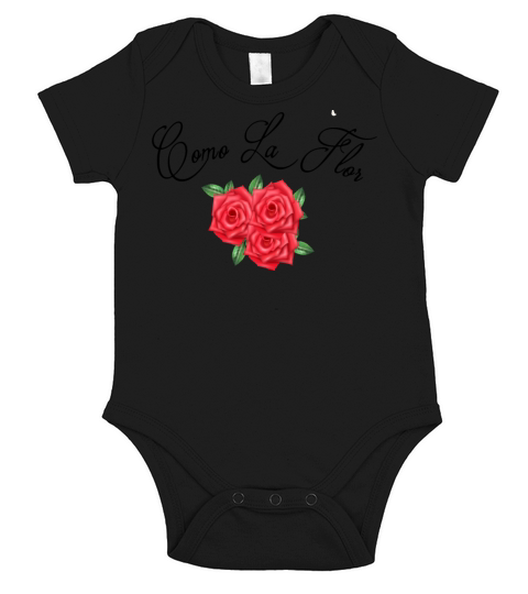 como la flor Selena Short Sleeve Baby One-Piece