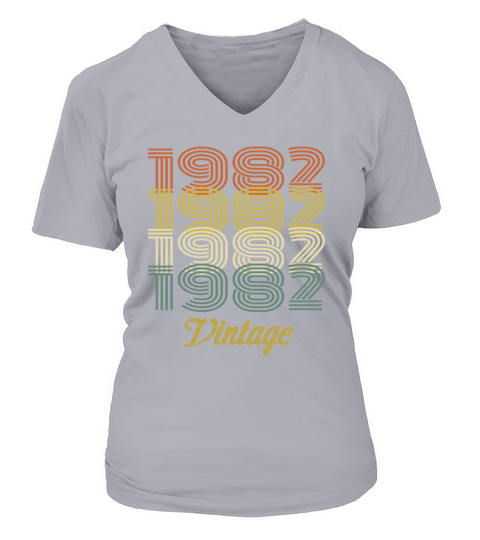 1982 Vintage V-neck T-Shirt Woman