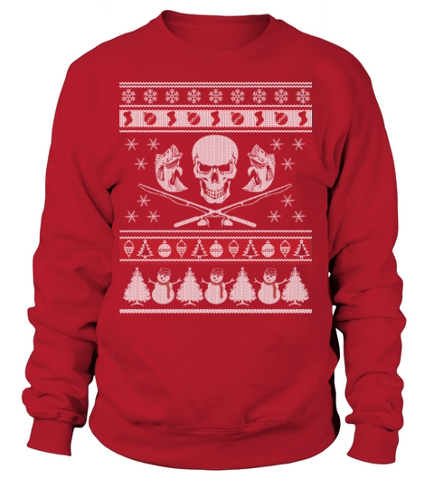 Fishing Ugly Christmas Sweater Women's Sweatshirt