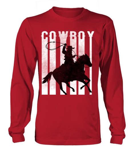 Vintage Cowboy Rodeo Shirt for men original gift Women's Long Sleeve