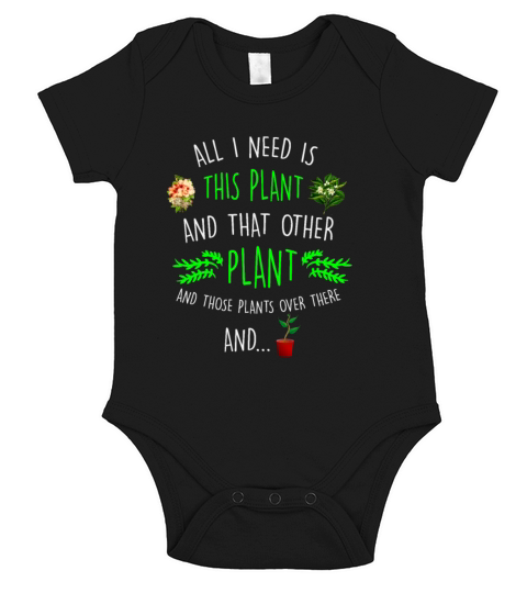 Funny Gardening Plant Garden Gift Short Sleeve Baby One-Piece