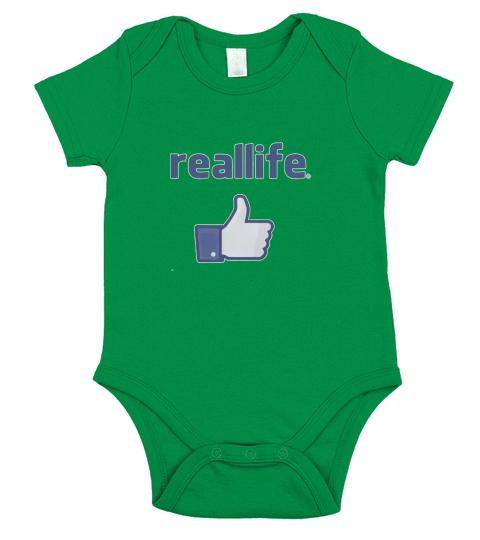 Real Life Short Sleeve Baby One-Piece