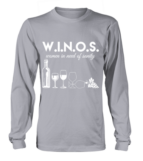 winos women in need of sanity Women's Long Sleeve