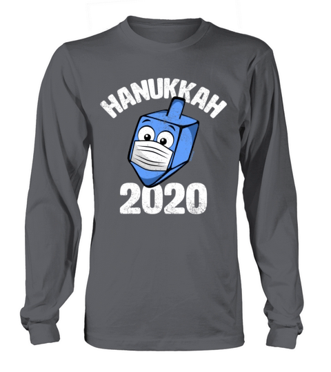 Hanukkah 2020 Dreidel Wearing Face Mask Women's Long Sleeve