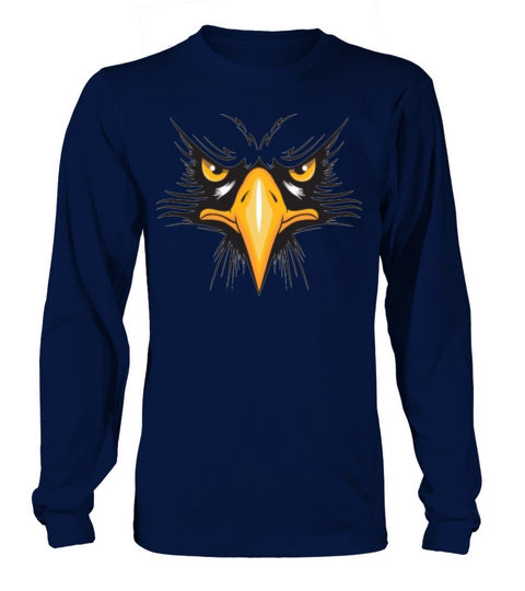 Eagle face cartoon Women's Long Sleeve