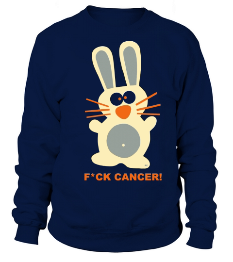 Fuck Cancer Chemo Gift T-Shirt Chemotherapy Bunny Men's Sweatshirt