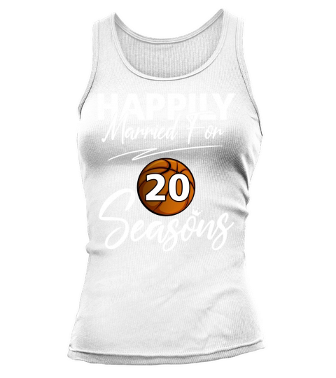 Happily Married For 20 Basketball Seasons 2020 Tank top Woman