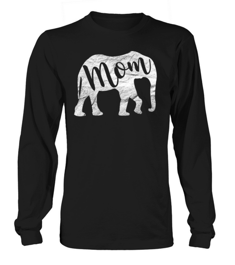 Mom Elephant Men's Long Sleeve
