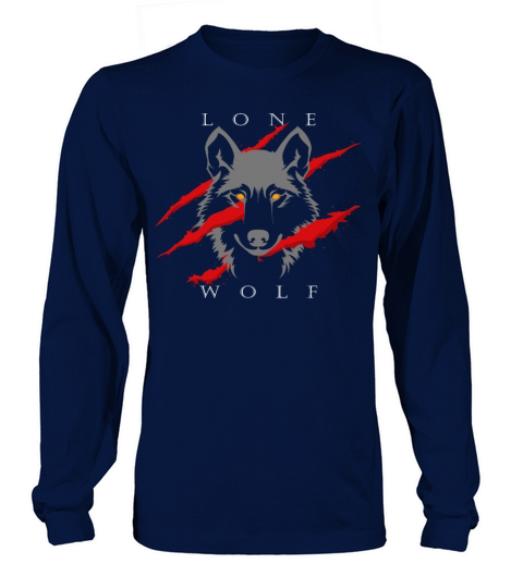 Lonely wolf Women's Long Sleeve